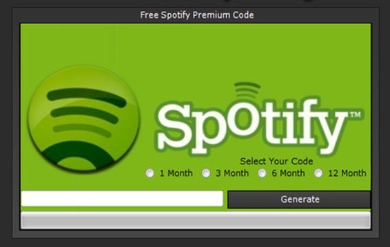 Spotify Premium Code Generator Keygen Download