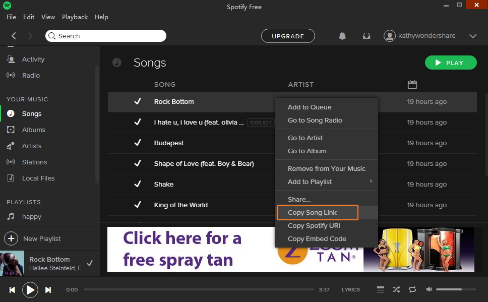 Download Spotify Link Copy Oaste